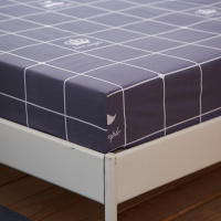 Sábana bajera de algodón estampada, sábanas para cama de cuatro esquinas con banda elástica (sin fundas de almohada), 1 ud. - details 42