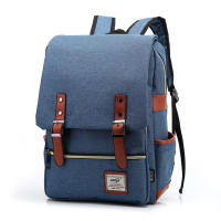 Mochila Vintage para ordenador portátil de 16 pulgadas para mujer, bolso de lona para hombre, mochila de viaje de ocio, bolso informal Retro, mochilas escolares para adolescentes - details 9