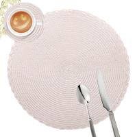 Juego de Placemats Redondos Resistentes al Calor Set de 6 para Mesa de Comedor - details 5