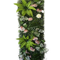 Decoración de Pared de Césped Falsa Planta de Flor Artificial para Interior de Jardín - details 2