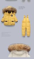 Conjunto de ropa de invierno para niños, chaquetas de plumón cálidas, parka, mono grueso, abrigo infantil, ropa para niños pequeños, traje de nieve para niños - details 6