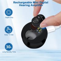 Audífonos digitales recargables para ancianos, miniamplificador de sonido para sordera, reducción de ruido de alta potencia - details 0