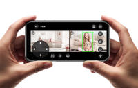 ZOSI Cámara Vigilancia WiFi Interior con Doble Lente y 1,44'' Monitor 2,4G/5G WiFi Lente Pan y Tilt + Lente Fija Seguimiento de Persona Videollamada con Gesto C528 - details 15