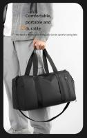 1 bolsa de deportes nueva, bolsa de fitness para natación con separación en seco y húmedo, bolso de viaje de gran capacidad para hombres y mujeres, bolsa de almacenamiento multifuncional para almacenamiento de zapatos independiente - details 10