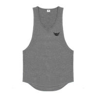 New Plain Casual Fashion Print Tank Top Men Gym Bodybuilding Stringer Sleeveless Shirt Fitness Clothing Sportwear Muscle Vest - details 13