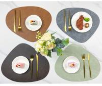 Alfombrilla de mesa con almohadilla aislante de PU antideslizante de 4 piezas 34X42cm - details 0
