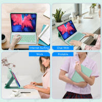 Funda Magnética de Funda de Teclado para Tablet Lenovo Tab P11 Pro Compatible con J706F J716F J606F J607F J616F Marca DUNNO Teclado Fijo de 10 pulgadas - details 3