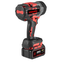 ONEVAN-llave de impacto eléctrica sin escobillas, 2800N.M de torsión, 5 velocidades, destornillador inalámbrico, herramienta eléctrica para juego de pines de batería Makita - details 13