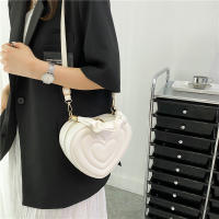 Bolsos de Hombro de Moda para Verano en Forma de Corazón para Mujeres Bolsos Bandolera de Cuero PU Vintage Casual Bolsos de Mano con Forro de Poliéster - details 6