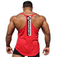 Men Gym Clothing Bodybuilding Suspenders Tank Top Casual Sport Sleeveless Shirt Fitness Muscle Sportswear Cotton Breathable Vest - details 10
