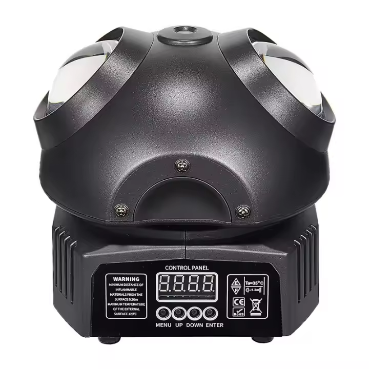 Nuevo Disco DJ escenario láser giratorio + haz RGB estroboscópico láser verde DMX512 proyector de luz Bar fiesta boda luces de efecto de Navidad - 1