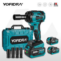 Llave de impacto eléctrica Yofidra sin escobillas de 1000N.M, destornillador inalámbrico de 3 funciones y 1/2 pulgada, taladro eléctrico para batería de 21V y 18V - details 0