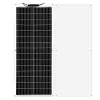Panel Solar monocristalino de 100W y 12V, Flexible, ultraligero, ultradelgado, impermeable, cargador Solar - details 0