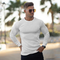 Muscleguys Camiseta de Pullover Oversize para Hombres Color Sólido, Estampado, Poliéster para Otoño e Invierno - details 3