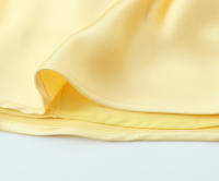 2025 mujeres amarillo satén tirantes espagueti vestido Sexy moda espalda descubierta cuello en V A-line Midi Vestidos de verano Vestidos de noche - details 6