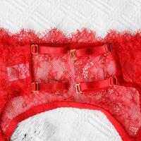 Conjunto de Lencería Sexy para Mujer Encaje Transparente con Escote en U - details 36