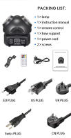 Luz de Fiesta Mini Disco DJ de 36W Efecto de Haz Móvil con LED RGBW DMX Ideal para Clubes Bares - details 5