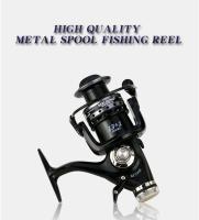 Carrete de Pesca de Metal Rata de 5.2:1 Frenado Doble Suavidad en la Casting Serie 3000-6000 - details 0