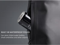 Mochila de Laptop Slim Kingsons para Hombres Bolsa de Negocios Unisex Negra Ultraligera para Trabajo en Oficina Tamaño 15.6 pulgadas - details 27