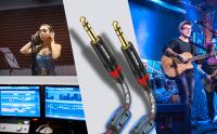 Cable para Guitarra Eléctrica TIMEYES Jack de 6.35mm TRS Desigualizado Longitud de 1-4.99m - details 1