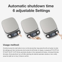 Báscula Digital precisa para cocina, báscula impermeable de 12kg/1g, 6kg/0,1g, balanza electrónica para pesar en el hogar, para joyería, hornear alimentos - details 5
