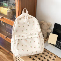 Mochila escolar coreana para estudiantes, mochilas florales blancas para niñas adolescentes, mochila Linda para mujeres, bolsa para libros de marca, mochila de nailon - details 14