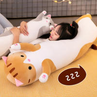 Cojín decorativo de felpa para niños, cojín de asiento de felpa larga con diseño de gato lindo para dormir, ideal para cumpleaños - details 5