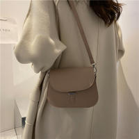 Bolso cruzado de cuero PU para mujer, cartera pequeña de diseñador, semicircular, estilo Retro, a la moda - details 10