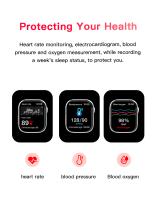 T20 Pro Max-reloj inteligente con correa arcoíris, accesorio de pulsera resistente al agua IP67 con pantalla táctil de 2,09 pulgadas, Bluetooth, llamadas y juegos, Serie Completa 8 - details 8