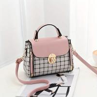 Bolso de Hombro de Lujo para Mujer Nuevo Diseño de Cuero PU Bolso Cruzado de Estilo Mensajero con Patrón a Cuadros para Mujer Bolso de Mano de Moda - details 5