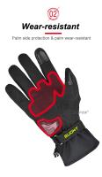 Guantes de Motocicleta de Invierno SUOMY A Prueba de Agua, Calientes, Pantalla Táctil, Rosa, Completos de Dedo - details 8