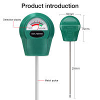 Medidor de suelo portátil, Detector de PH/humedad del agua/fertilidad, probador de humedad del suelo de flores de jardín, sonda de Metal, No requiere baterías - details 6