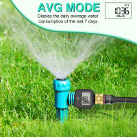 Medidor de flujo de agua a prueba de agua, válvula de agua de riego LCD, medidor de flujo de 3/4 pulgadas, manguera de grifo, prueba de consumo de agua para exteriores - details 4