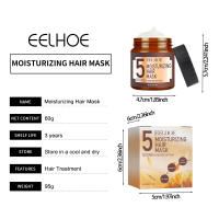 Mascarillas nutritivas para el cabello, tratamiento para reparar el cabello dañado, tratamiento para el cuero cabelludo, fortalecimiento del cabello sedoso, productos suavizantes, 60g - details 1