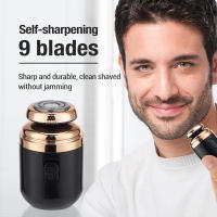 Mini Afeitadora eléctrica para hombres, recortadora de barba y pelo de nariz, tamaño de bolsillo, lavable, 2 en 1, cápsula de afeitar, cuchilla de viaje desmontable - details 7