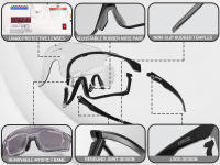 Kapvoe UV400 Photochromic Sports Sunglasses Purple Cycling Glasses for Men Mountain Bike Bicycle Eyewear Cycle Goggles MTB - details 2