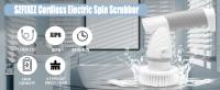 Depurador eléctrico giratorio, cepillo de limpieza eléctrico inalámbrico para baño, limpiador giratorio para pared, azulejo, bañera, inodoro - details 3