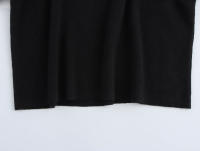 2025 Women Faux Jewel Collar Knitted Sweater Long Sleeve Round Neck Black Crop Pullover Streetwear Knitwear - details 7