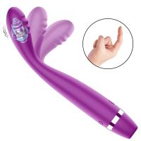 1 vibrador de punto G para principiantes de orgasmo rápido para mujeres, 10 segundos para orgasmo, vibraciones en forma de dedo, estimulador de clítoris y pezón, consolador con tapón anal, consolador de estimulación vaginal, juguetes sexuales de masaje AV - details 0