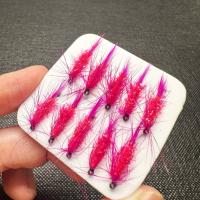 5/10 señuelos de pesca con mosca/ganchos moscas húmedas Bionics Mayfly seca cebo artificial moscas atadas a mano pesca para trucha, lubina y salmón para pescar en ríos lagos con caja - details 4