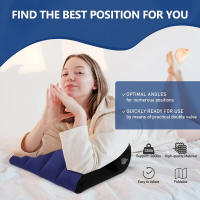 Almohada inflable plegable de PVC flocado, almohada de cuña inflable, ayuda sexual, posiciones de soporte, cojín de aire, almohada Triangular, juego sexual erótico para cama nocturna para adultos - details 5