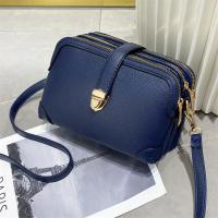 Bolso de Hombro de Moda para Mujer Bolso Cruzado de Cuero PU Bolso Pequeño Casual Bolso de Mensajero de Color Sólido - details 7