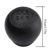 Perilla de cambio de marchas Manual para coche, accesorio de 5 velocidades, color negro, compatible con FIAT PUNTO 188, 04, 09 - details 4