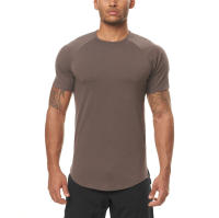 Camiseta Deportiva de Fitness para Hombres Ajuste Cerrado, Manga Corta, Secado Rápido, Frescura, Poliéster - details 8