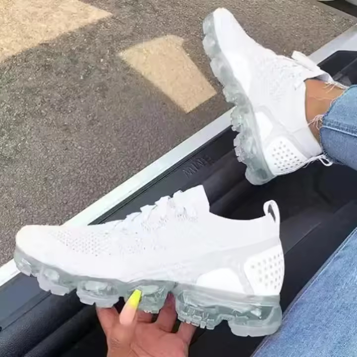Zapatillas De Deporte para Mujer de Lujo Malla Transpirable Primavera Otoño Diseño Ligero Plataforma Exterior Zapatos de Paswalking para Mujer - 1