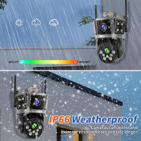 Cámara de Seguridad IP de Doble Banda Visión Nocturna Colorida Impermeable Control por Aplicación - details 7