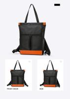 Mochila impermeable para ordenador portátil, de gran capacidad bolso de hombro, bolso de viaje portátil para mujer, Color de contraste - details 35