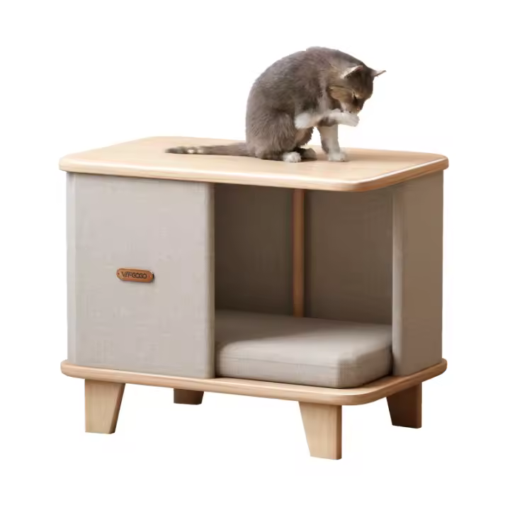 Marco de escalada para gatos, cama de tipo cerrado, torre de árbol, muebles DIY, casa, empalme, nido de gato, rascador, productos multicapa para mascotas - 1