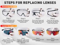 Kapvoe UV400 Photochromic Sports Sunglasses Purple Cycling Glasses for Men Mountain Bike Bicycle Eyewear Cycle Goggles MTB - details 8