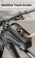 WEST BIKING-Bolsa de ciclismo para cuadro de tubo delantero superior, resistente al agua, funda de teléfono de 7,0 pulgadas, almacenamiento con pantalla táctil, bolsa para bicicleta de montaña y carretera - details 4